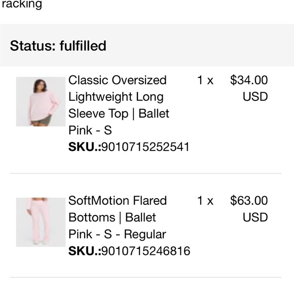 Oner Active ballet pink soft motion Flare Pants - Picture 5 of 5